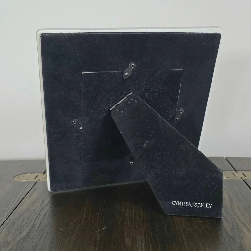 Cynthia Rowley‎ Textured Picture Frame Gray Photo Display Home Decor 7X7